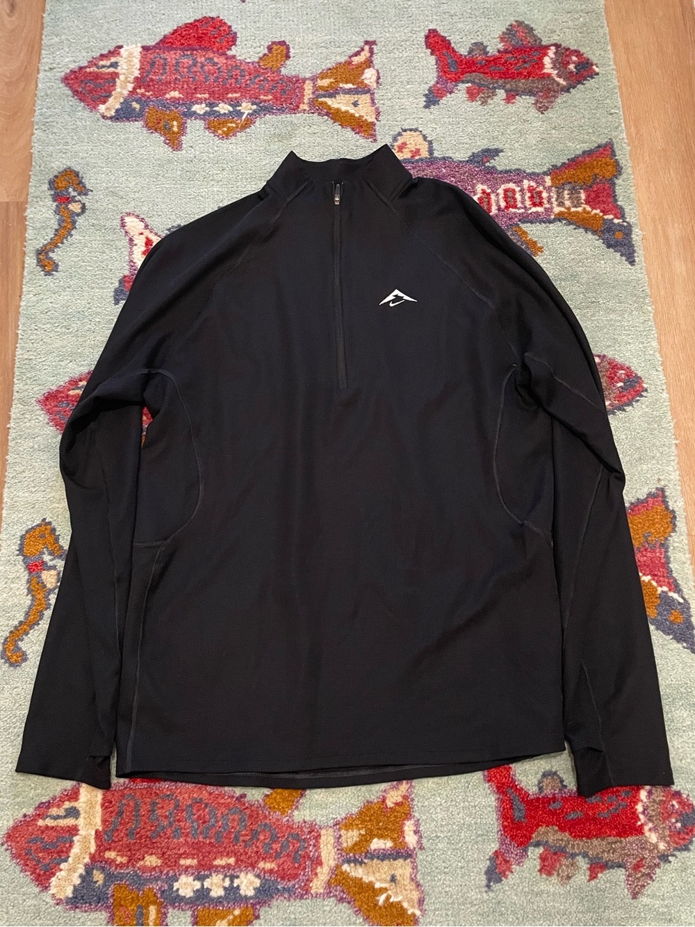 Nike Trail Men’s Half Zip Athletic Running Hiking Quarter Zip Top